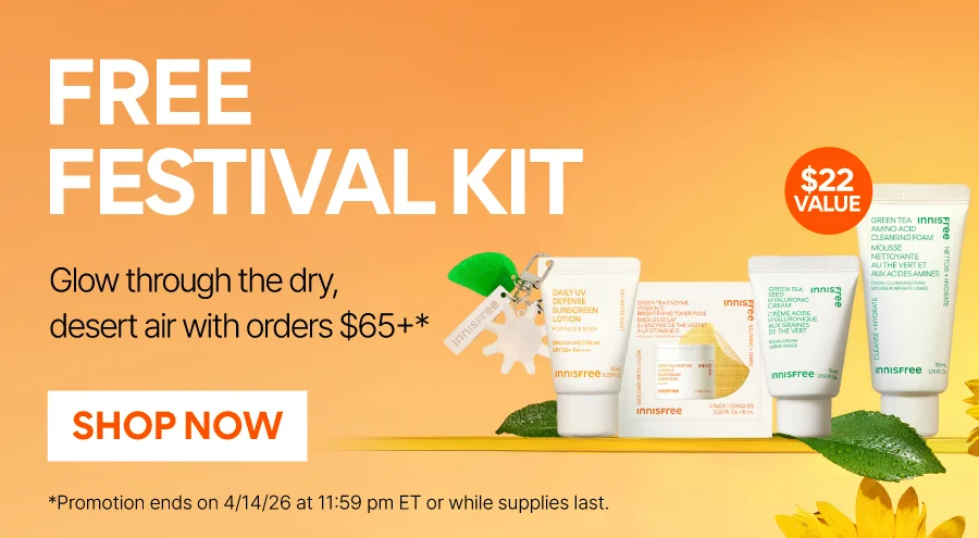 FREE FESTIVAL KIT WITH ORDERS $65+