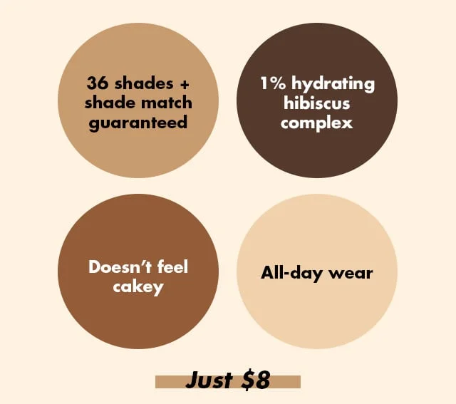 36 shades + shade match guaranteed 36 shades + shade match guaranteed