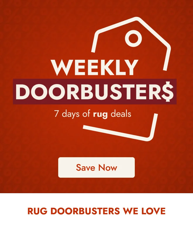 Weekly rug doorbusters
