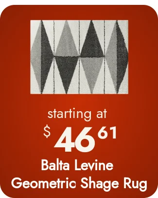 Balta Levine Modern Geometric Shag Area Rug