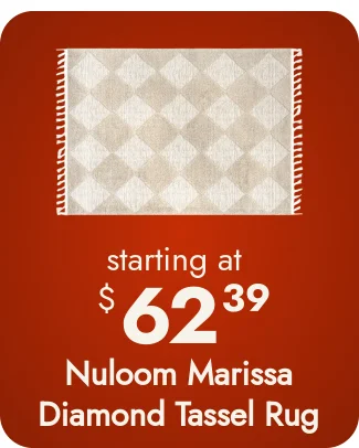 Nuloom Marissa High/Low Diamond Tassel Area Rug