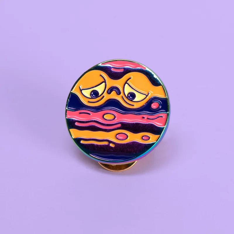 Brown Dwarf Enamel Pin