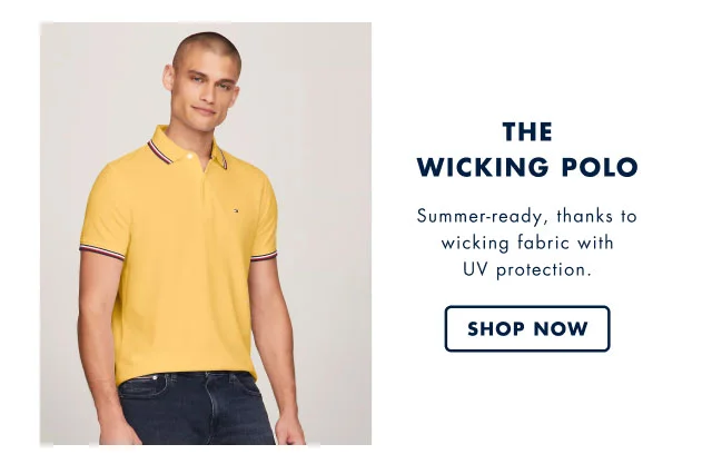 Tthe wicking polo                                            Summer-ready, thanks to wicking fabric with UV protection.                                            Shop now