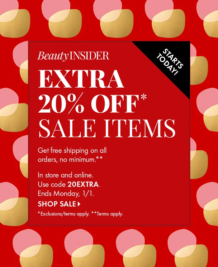 Extra 20% Off Sale Items