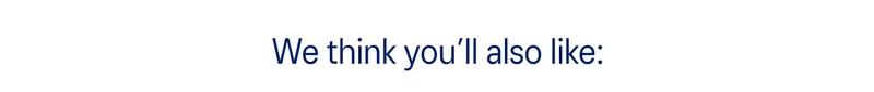 We think you'll also like...