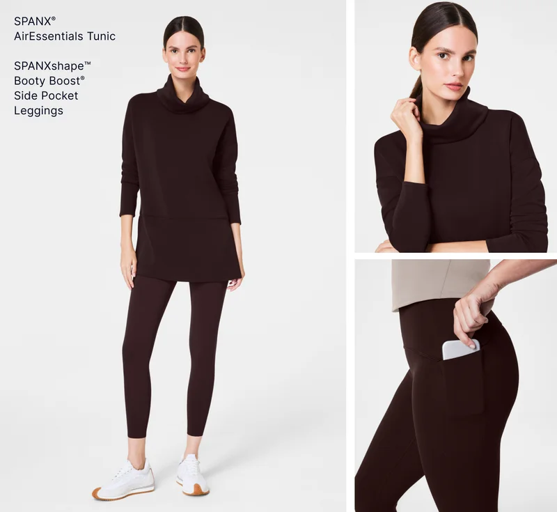 SPANX TUNIC AND LEGGINGS