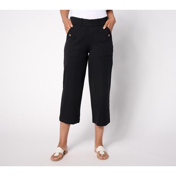 AnyBody Regular All-Stretch Twill Cropped Pant