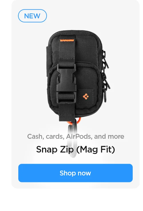 New: MagSafe compatible Wallet Snap Zip (Mag Fit). Carry cash, cards, AirPods, and more.