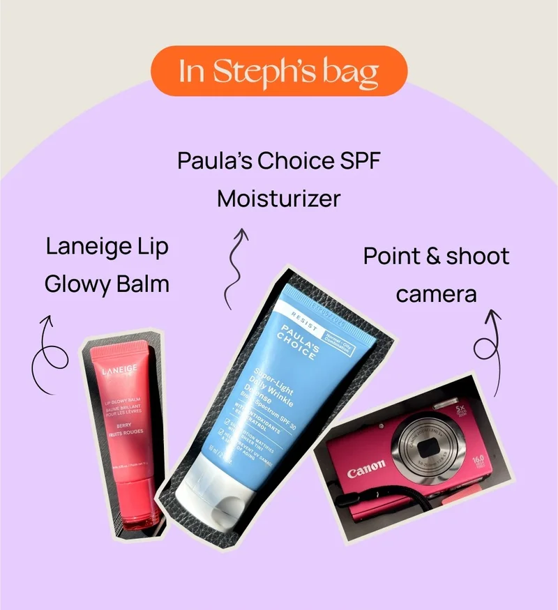 In Steph's bag