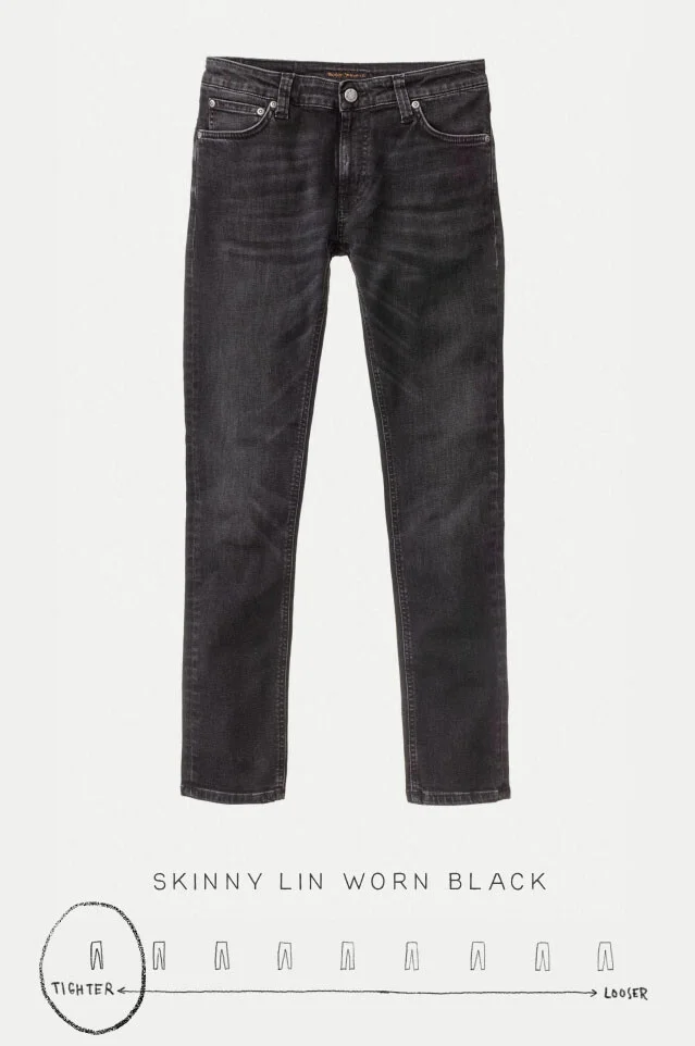 Skinny Lin Worn Black