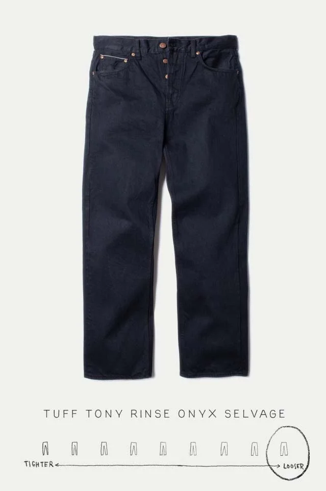 Tuff Tony Rinse Onyx Selvage