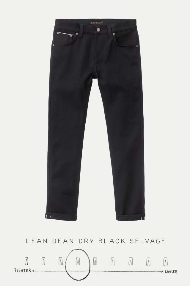 Lean Dean Dry Black Selvage