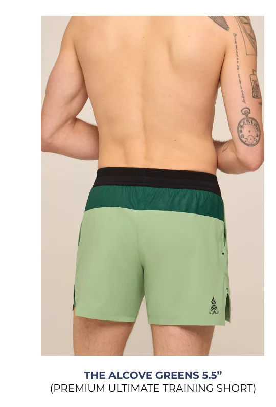 Premium Ultimate Training Short: The Alcove Greens 5.5"