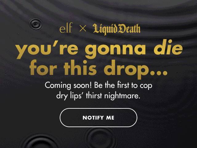 you're gonna die for this drop...