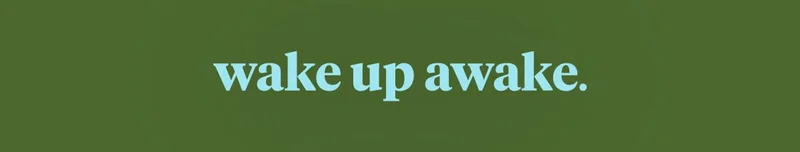 wake up awake.