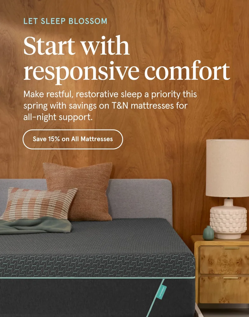 Start with responsive comfort | Save 15% on All Mattresses