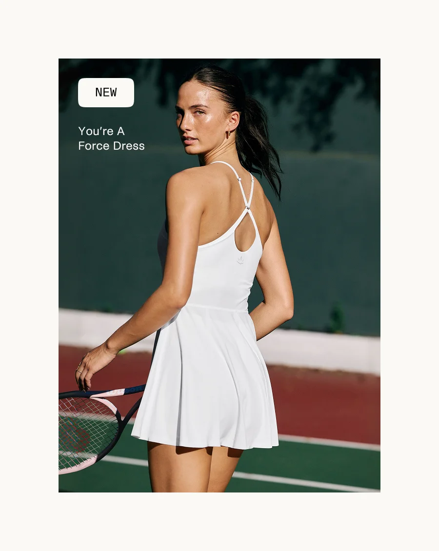 You're A Force Dress in White