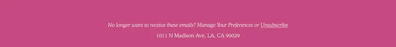 Manage Preferences