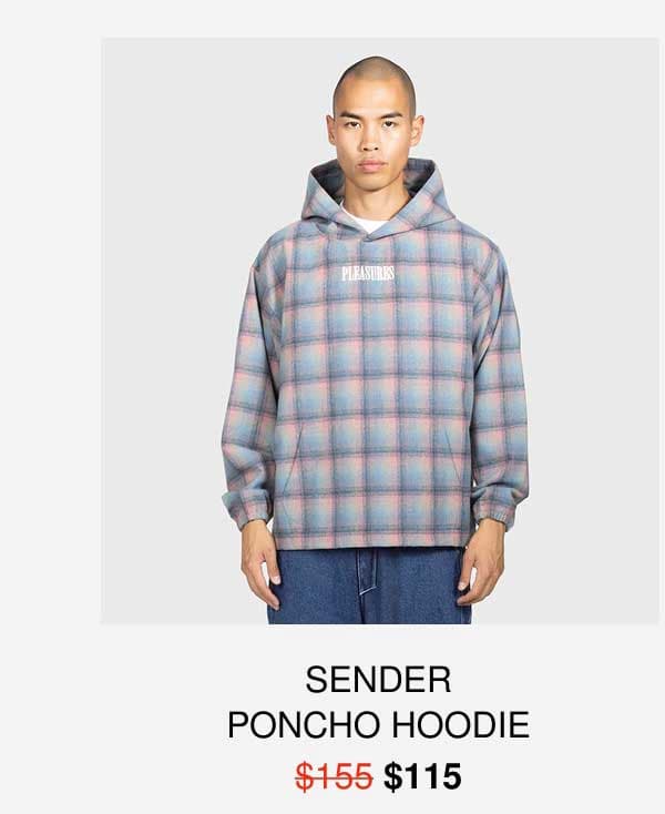 SENDER PONCHO HOODIE