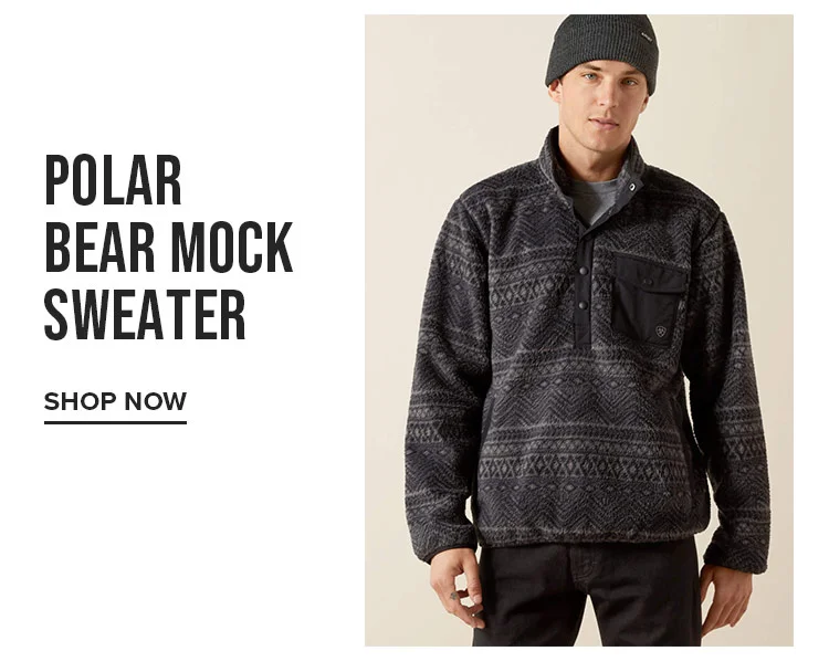 POLAR BEAR MOCK SWEATER | SHOP NOW