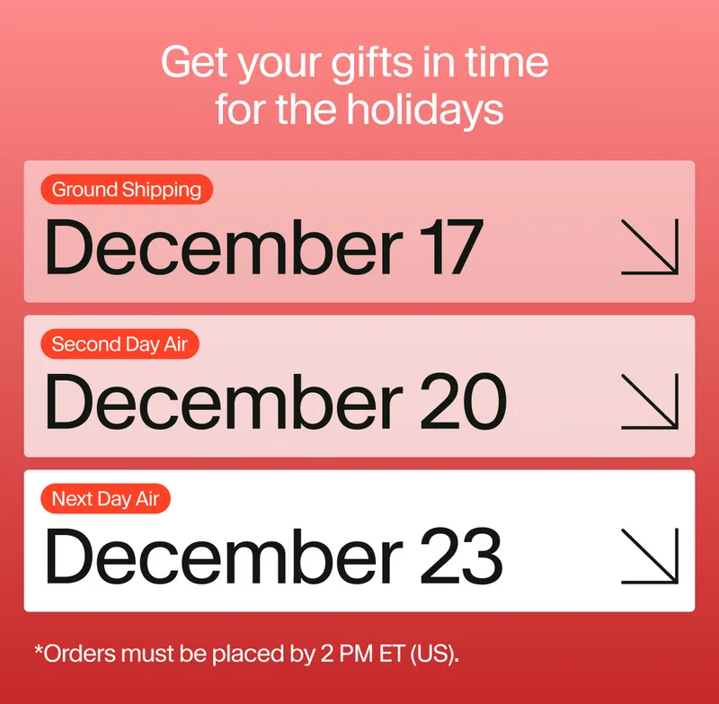 Shipping Deadlines