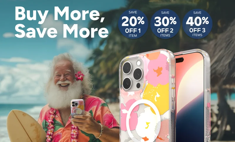 20% off 1 item, 30% off 2 items, 40% off 3 items