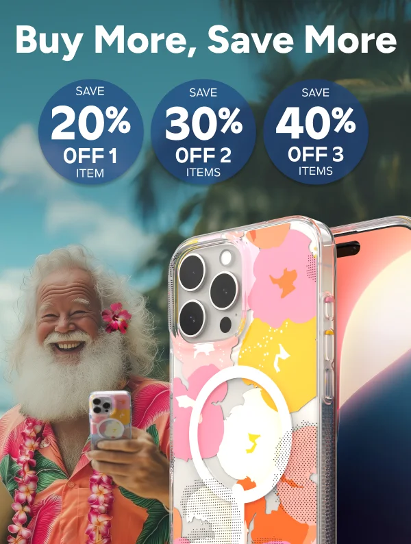 20% off 1 item, 30% off 2 items, 40% off 3 items
