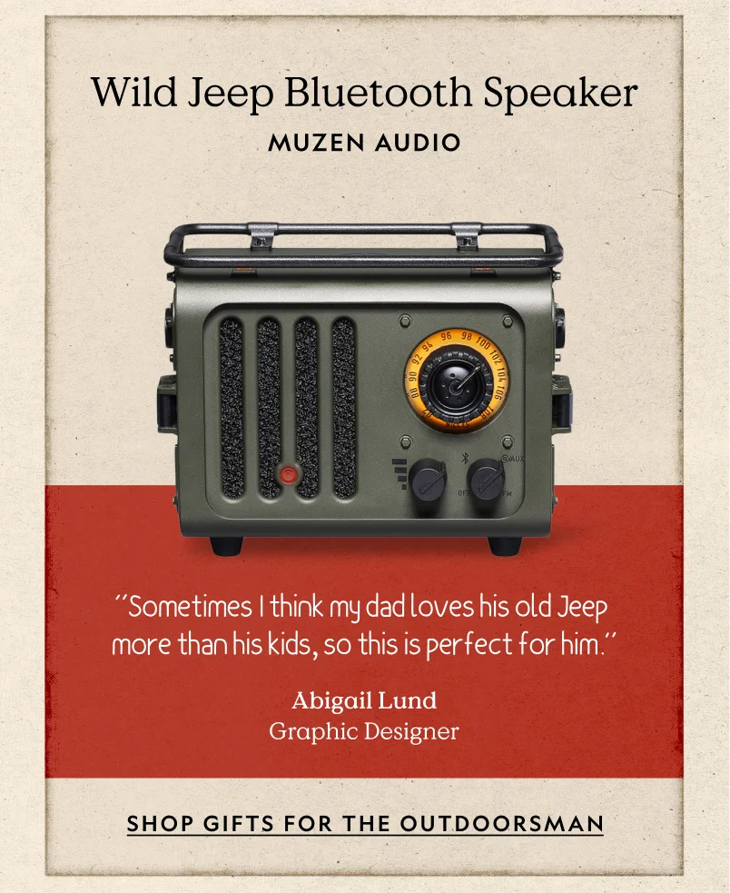 Wild Jeep Portable FM Radio and Bluetooth Speaker