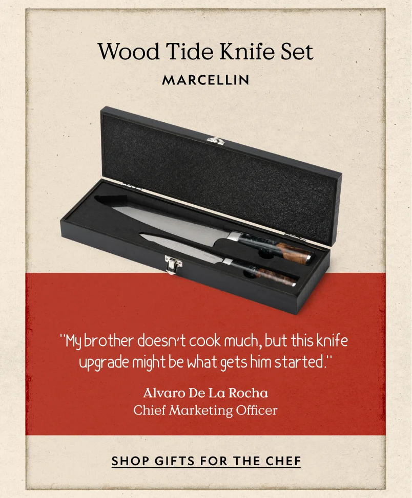 Wood Tide Knife Set