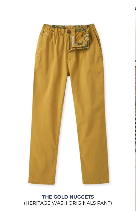 Heritage Wash Orighinals Pant: The Gold Nuggets