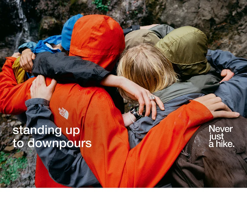 standing up to downpours. Never just a hike.