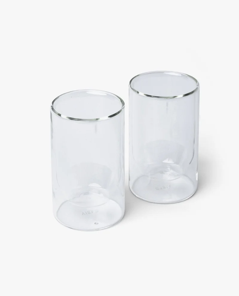 Image of Yield 12oz Double Wall Glasses (Clear - Set of 2)