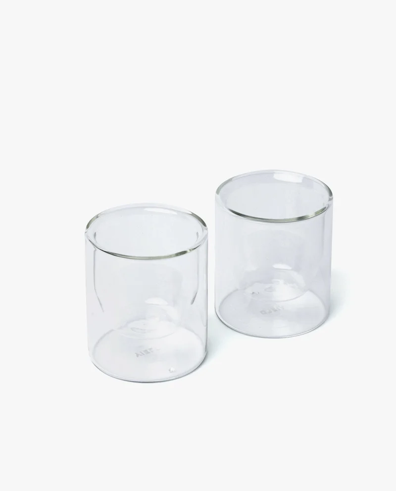 Image of Yield 6oz Double Wall Glasses (Clear - Set of 2)
