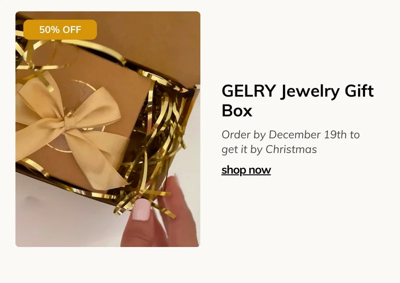 GELRY Jewelry Gift Box