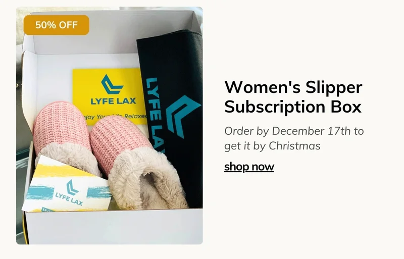 Women's Slipper Subscription Box