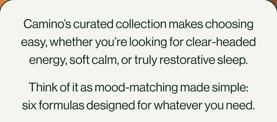 Camino's curated gummy collection captures each one with precision