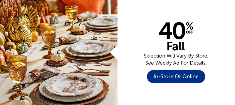 40% Off Fall