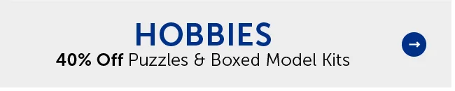 Hobbies - 40% Off Puzzles & Boxed Model Kits