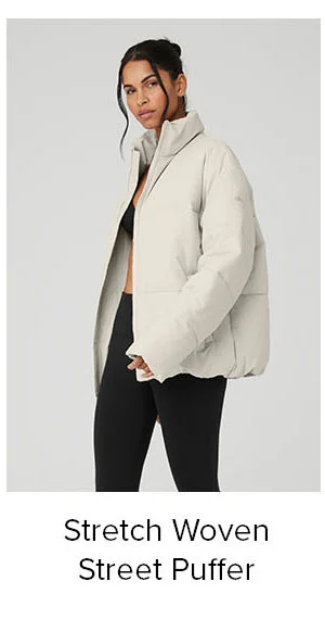 STRETCH WOVEN STREET PUFFER