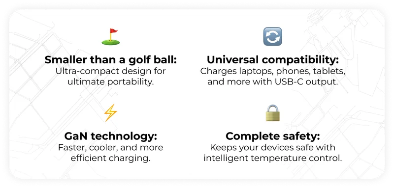 Main features: