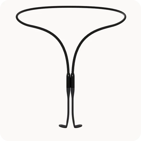 Loop Link in warm charcoal