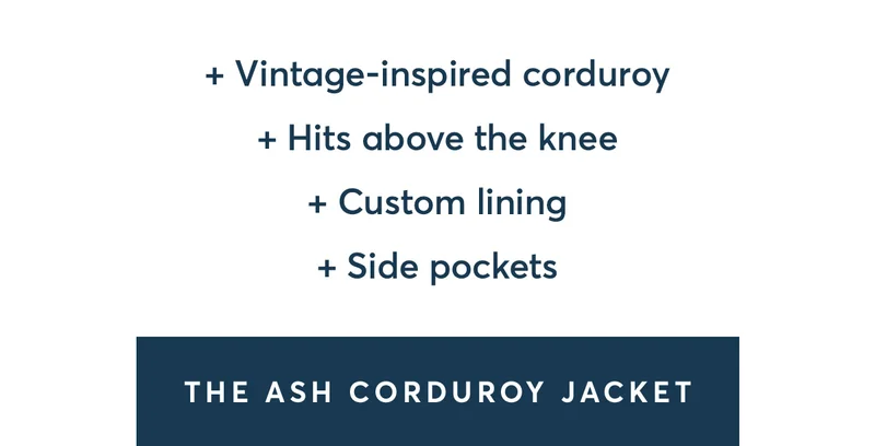 The ash corduroy jacket