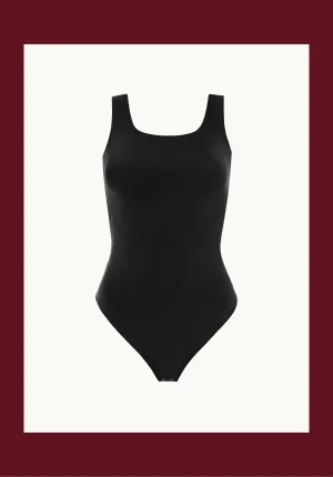 Base Tank Bodysuit in Black