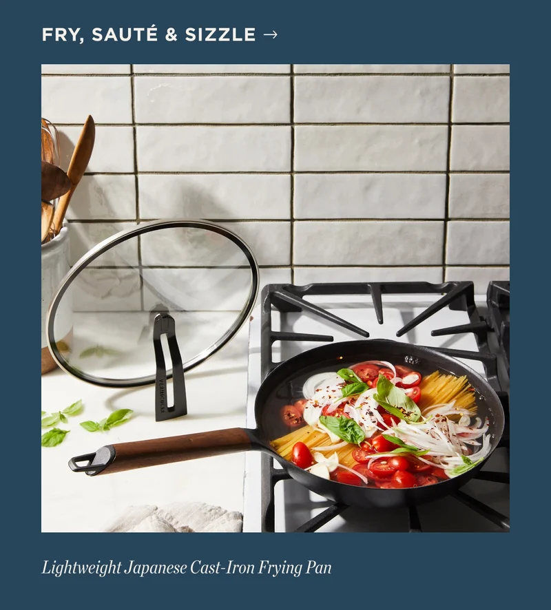 Japanese Cast-Iron Frying Pan