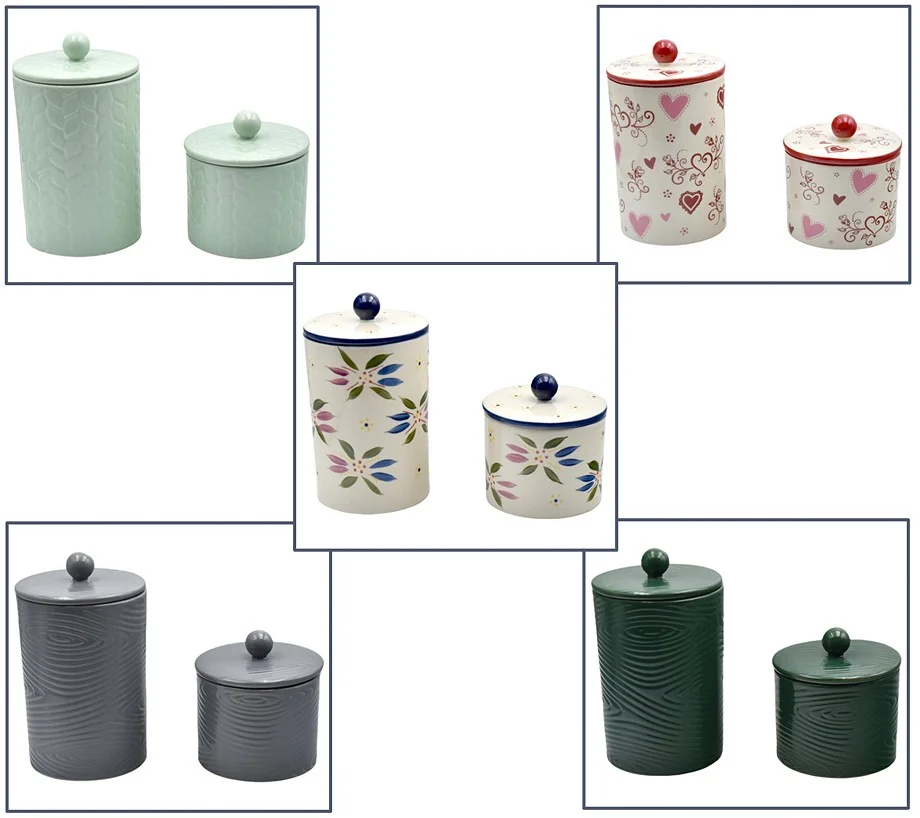 Temp-tations 1-qt and 2-qt Lidded Canisters