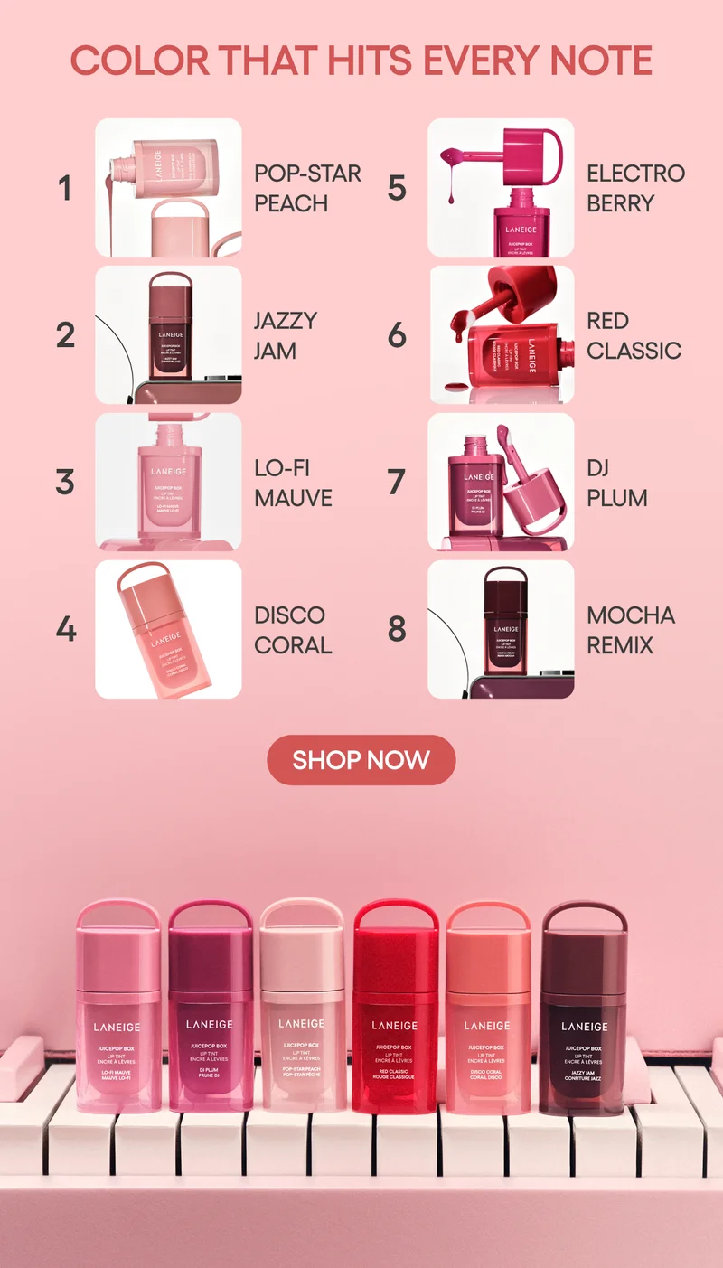 LANEIGE x KATSEYE JUICEPOP BOX LIP TINT