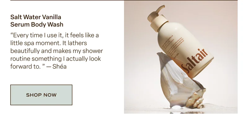 Salt Water Vanilla Serum Body Wash