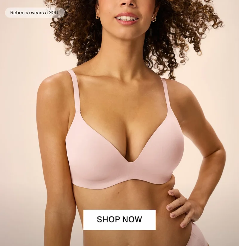 Rebecca wears a 30D. SHOP NOW
