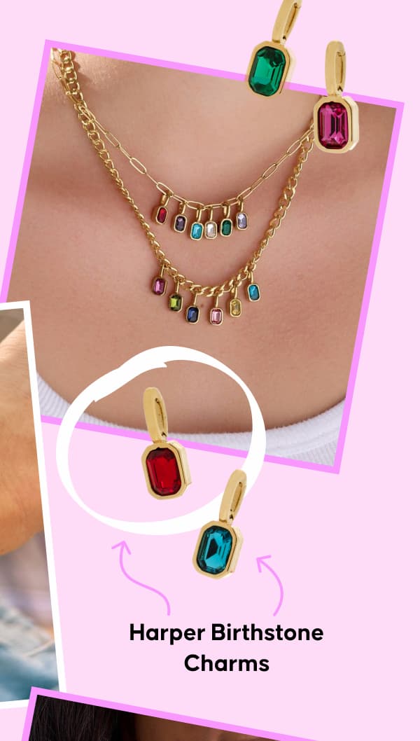 Harper Birthstone Charms