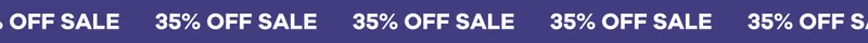 35% OFF SALE